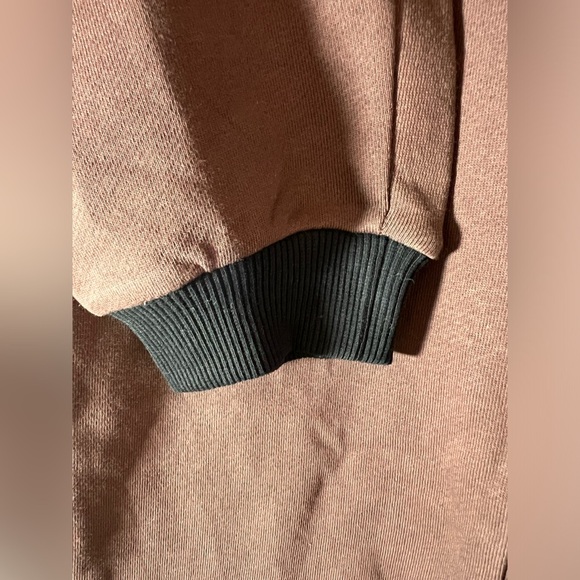 WeWoreWhat Slim Leg Joggers Brown/Black Colorblock | Size S | NWT - Picture 3 of 6